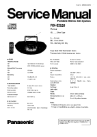 Panasonic - RX-ES20 - Service manual-3